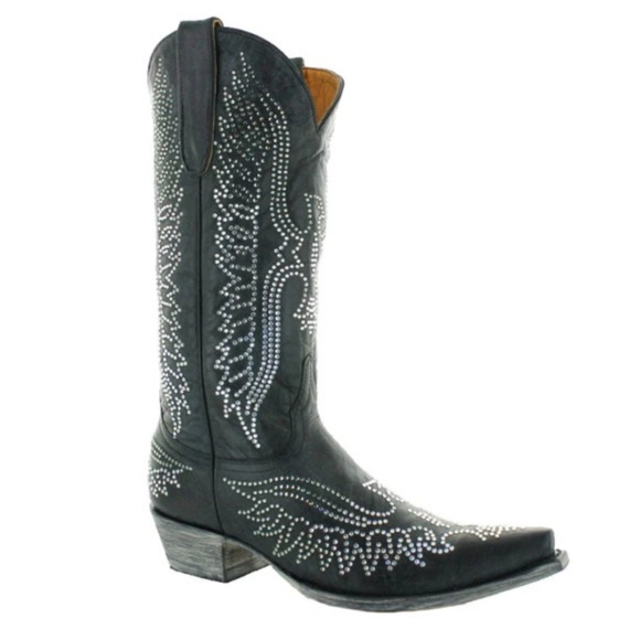 Old Gringo Women's Boots - Eagle - Swarovski Black with box - Picture 1 of 2